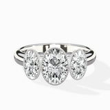 Venice Three Stone Engagement Ring - The Better Diamonds