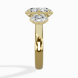 Venice Three Stone Engagement Ring - The Better Diamonds