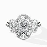 Venice Three Stone Engagement Ring - The Better Diamonds