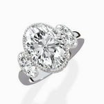 Venice Three Stone Engagement Ring - The Better Diamonds