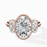 Venice Three Stone Engagement Ring - The Better Diamonds