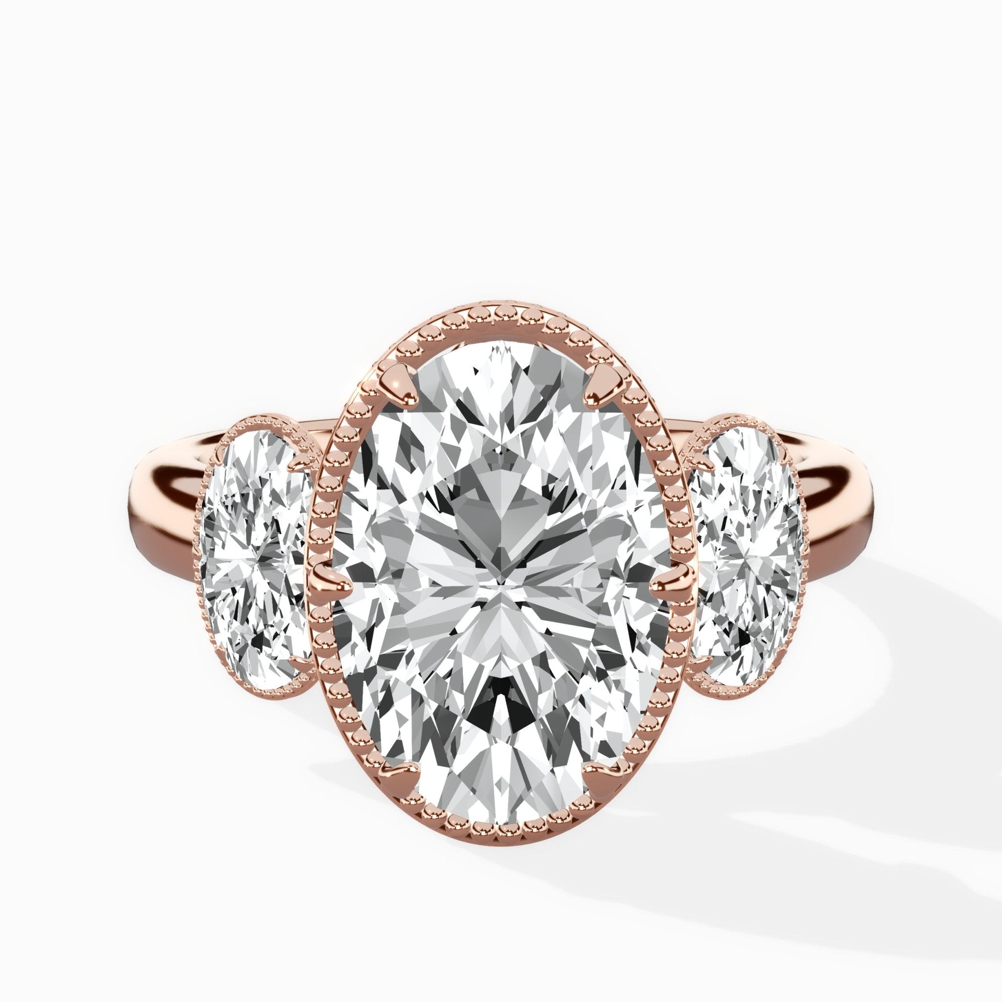 Venice Three Stone Engagement Ring - The Better Diamonds