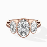 Venice Three Stone Engagement Ring - The Better Diamonds
