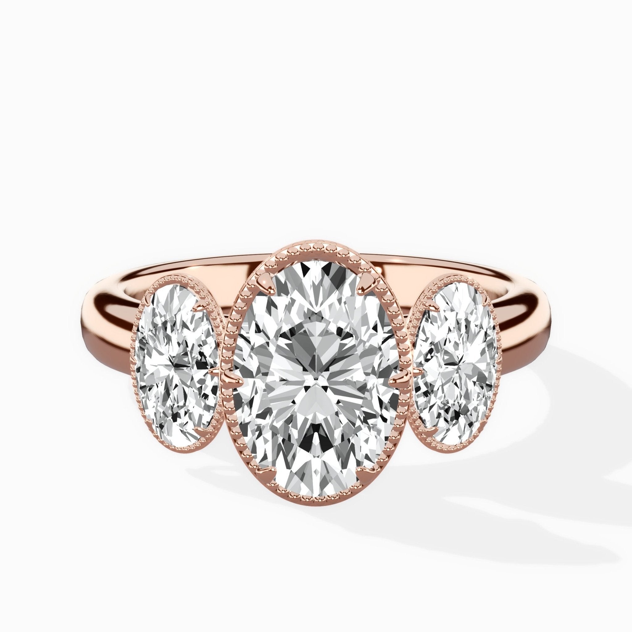 Venice Three Stone Engagement Ring - The Better Diamonds