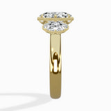 Venice Three Stone Engagement Ring - The Better Diamonds