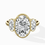 Venice Three Stone Engagement Ring - The Better Diamonds