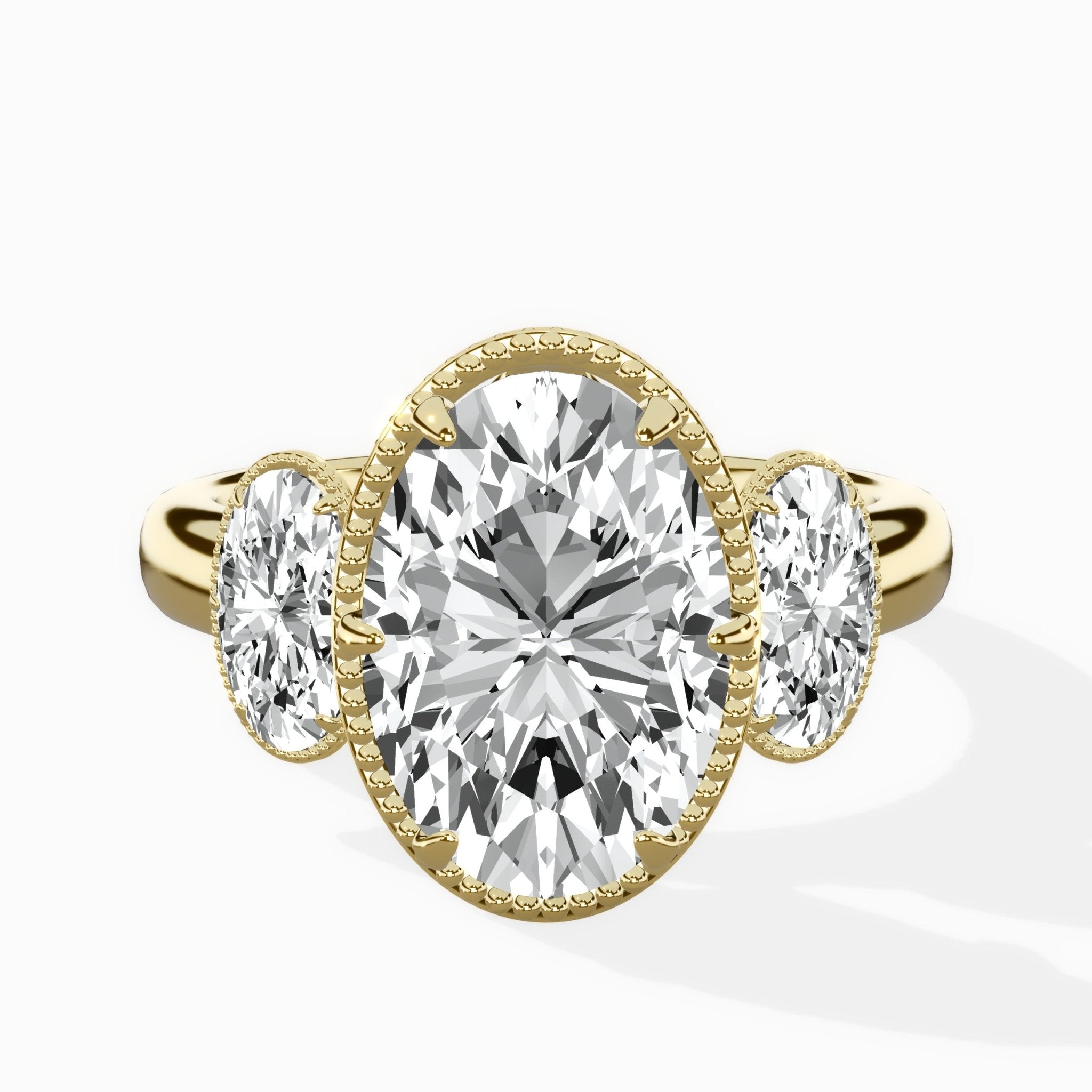 Venice Three Stone Engagement Ring - The Better Diamonds