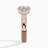 Venice Three Stone Engagement Ring - The Better Diamonds