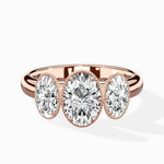 Venice Three Stone Engagement Ring - The Better Diamonds