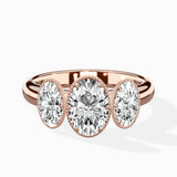 Venice Three Stone Engagement Ring - The Better Diamonds