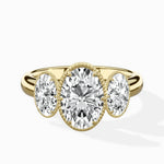 Venice Three Stone Engagement Ring - The Better Diamonds