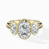 Venice Three Stone Engagement Ring - The Better Diamonds