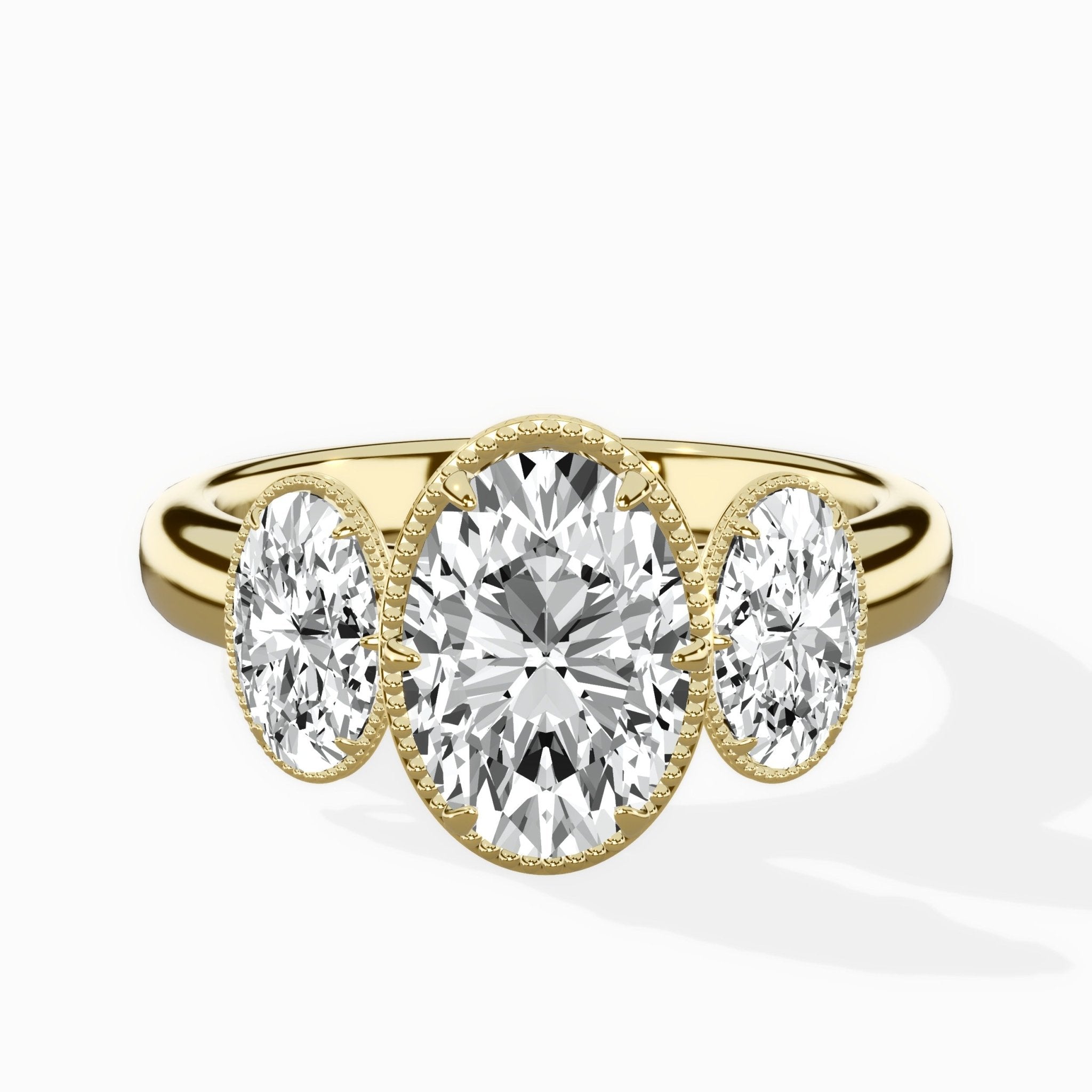 Venice Three Stone Engagement Ring - The Better Diamonds