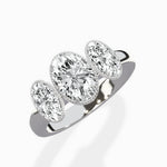 Venice Three Stone Engagement Ring - The Better Diamonds