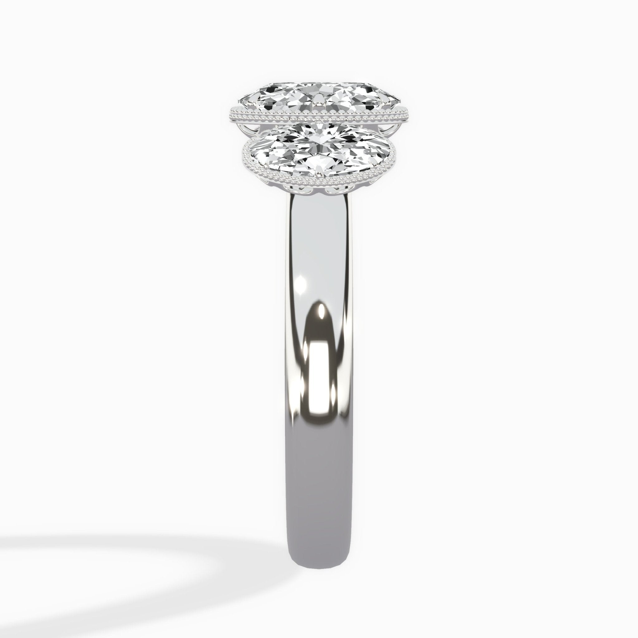 Venice Three Stone Engagement Ring - The Better Diamonds