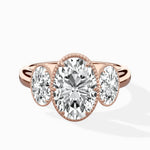 Venice Three Stone Engagement Ring - The Better Diamonds
