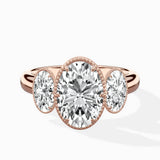Venice Three Stone Engagement Ring - The Better Diamonds