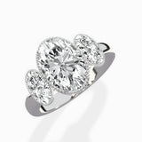 Venice Three Stone Engagement Ring - The Better Diamonds