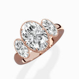 Venice Three Stone Engagement Ring - The Better Diamonds