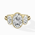 Venice Three Stone Engagement Ring - The Better Diamonds
