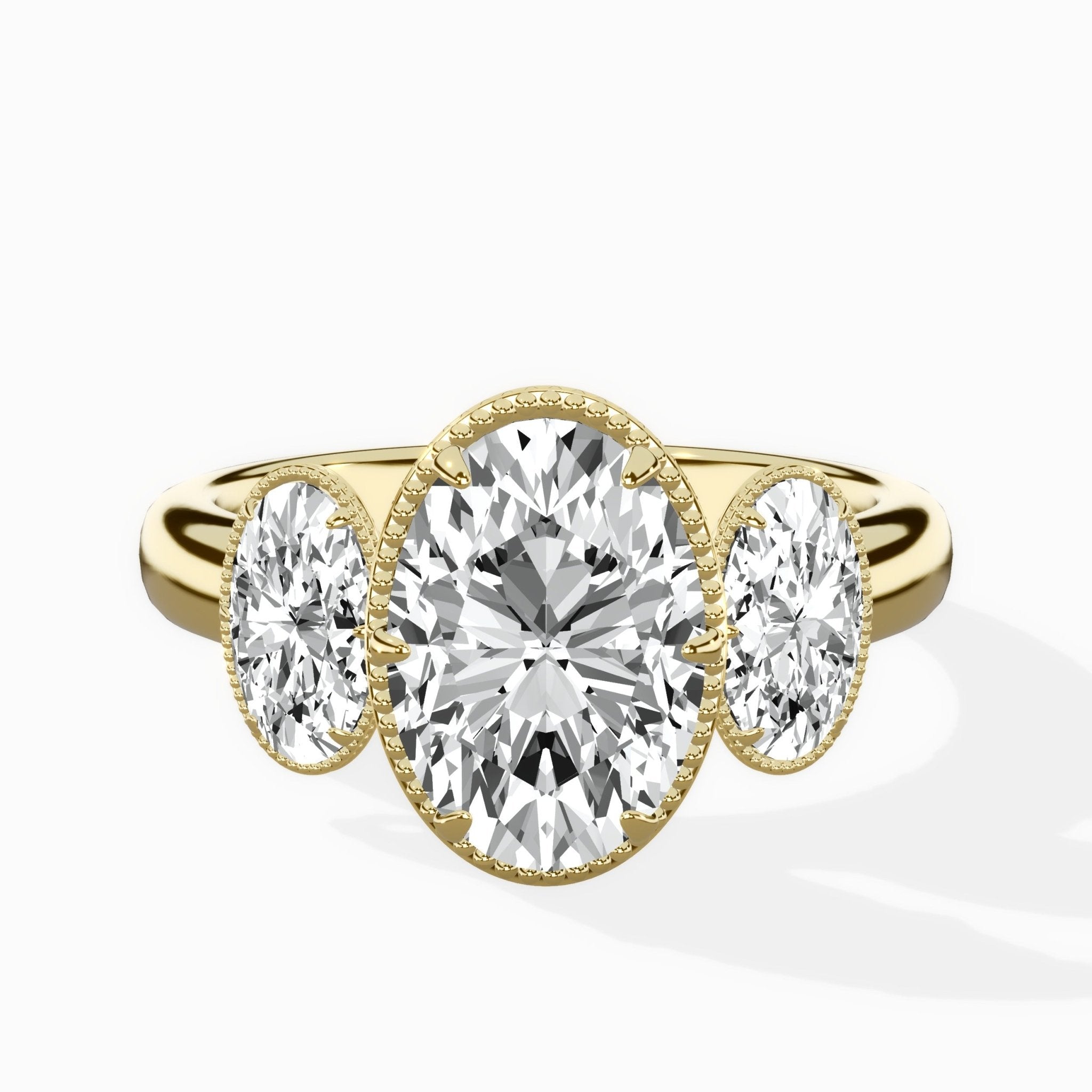 Venice Three Stone Engagement Ring - The Better Diamonds