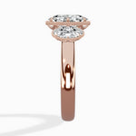 Venice Three Stone Engagement Ring - The Better Diamonds