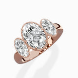 Venice Three Stone Engagement Ring - The Better Diamonds