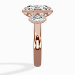 Venice Three Stone Engagement Ring - The Better Diamonds