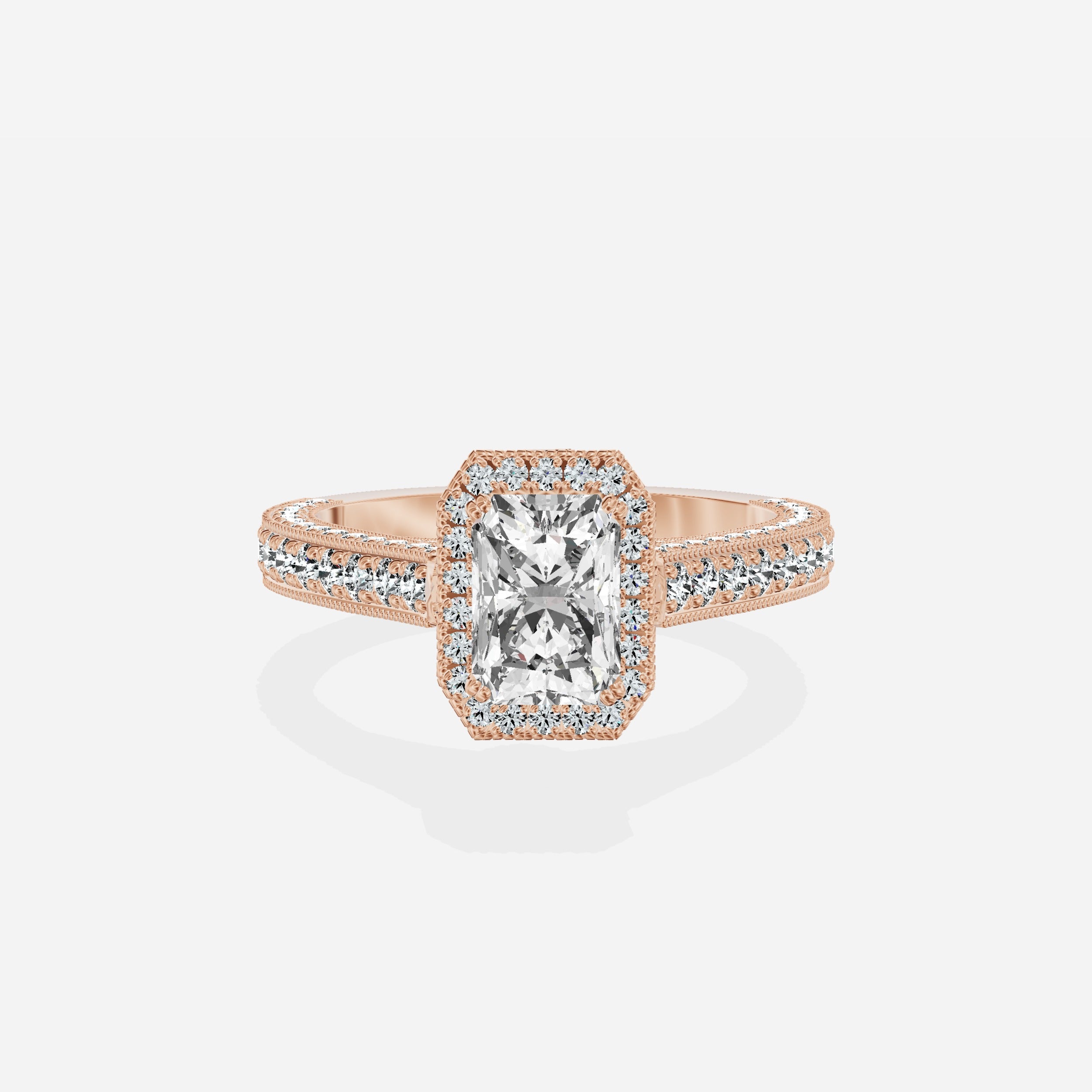 Royalty Vintage Style Engagement Ring