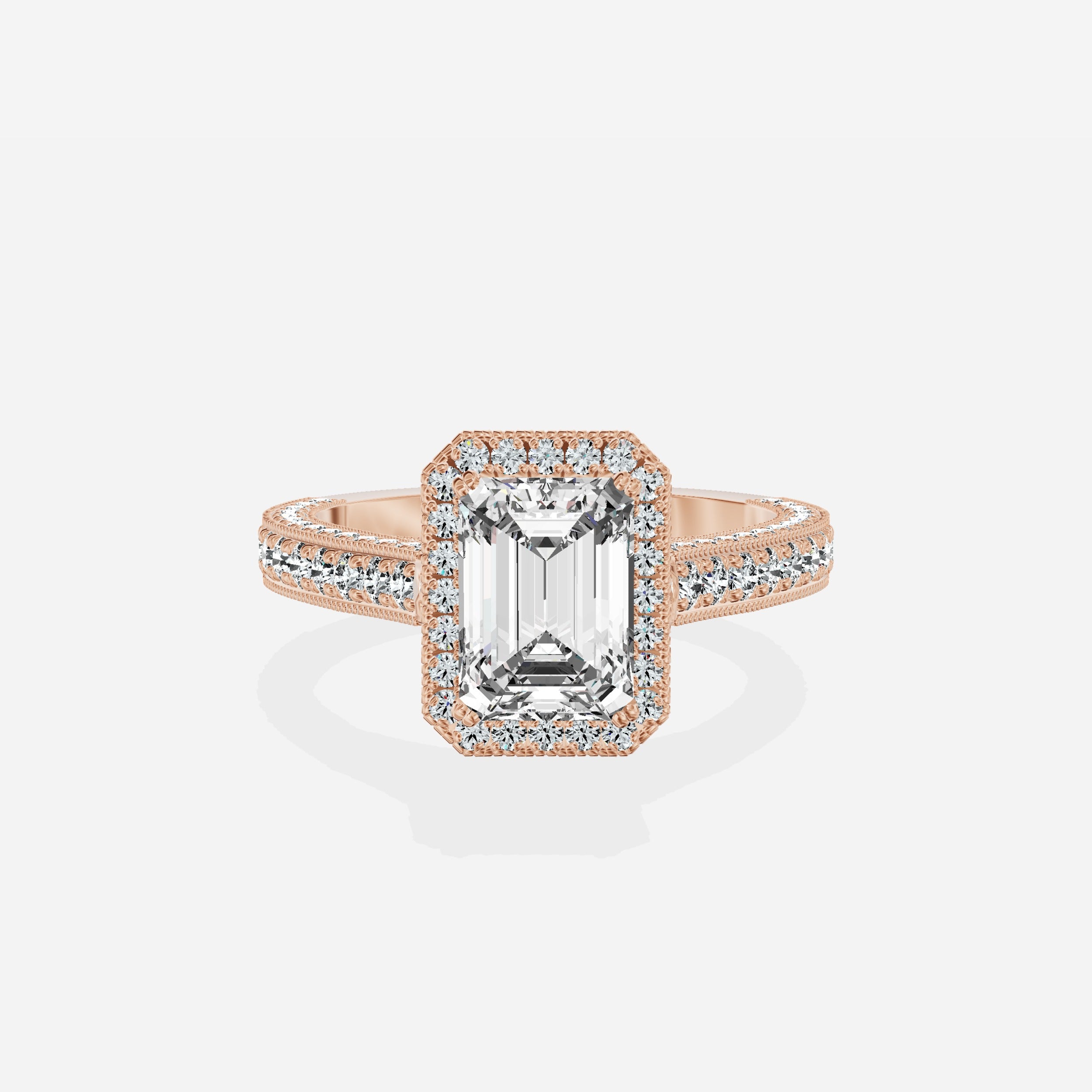 Royalty Vintage Style Engagement Ring