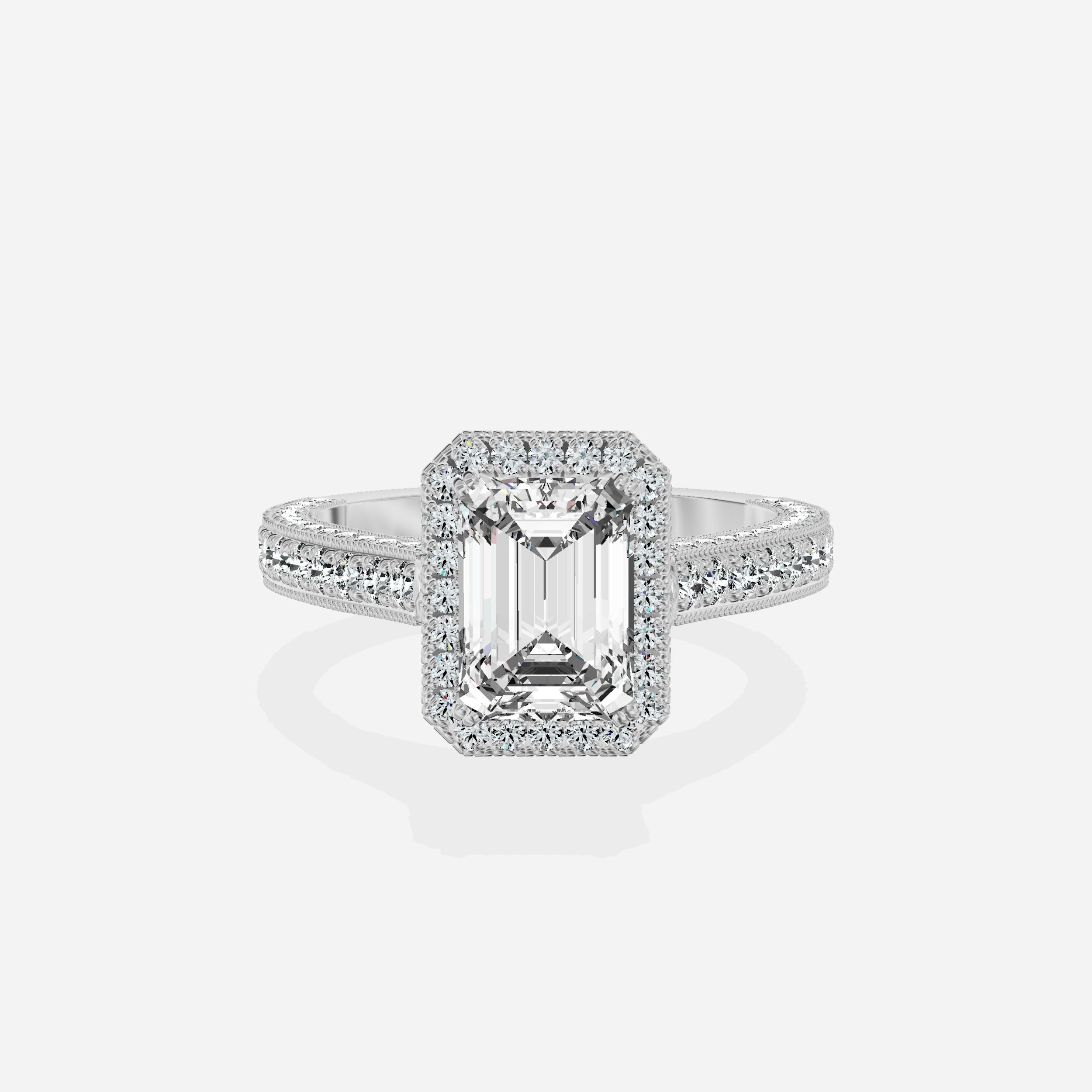 Royalty Vintage Style Engagement Ring