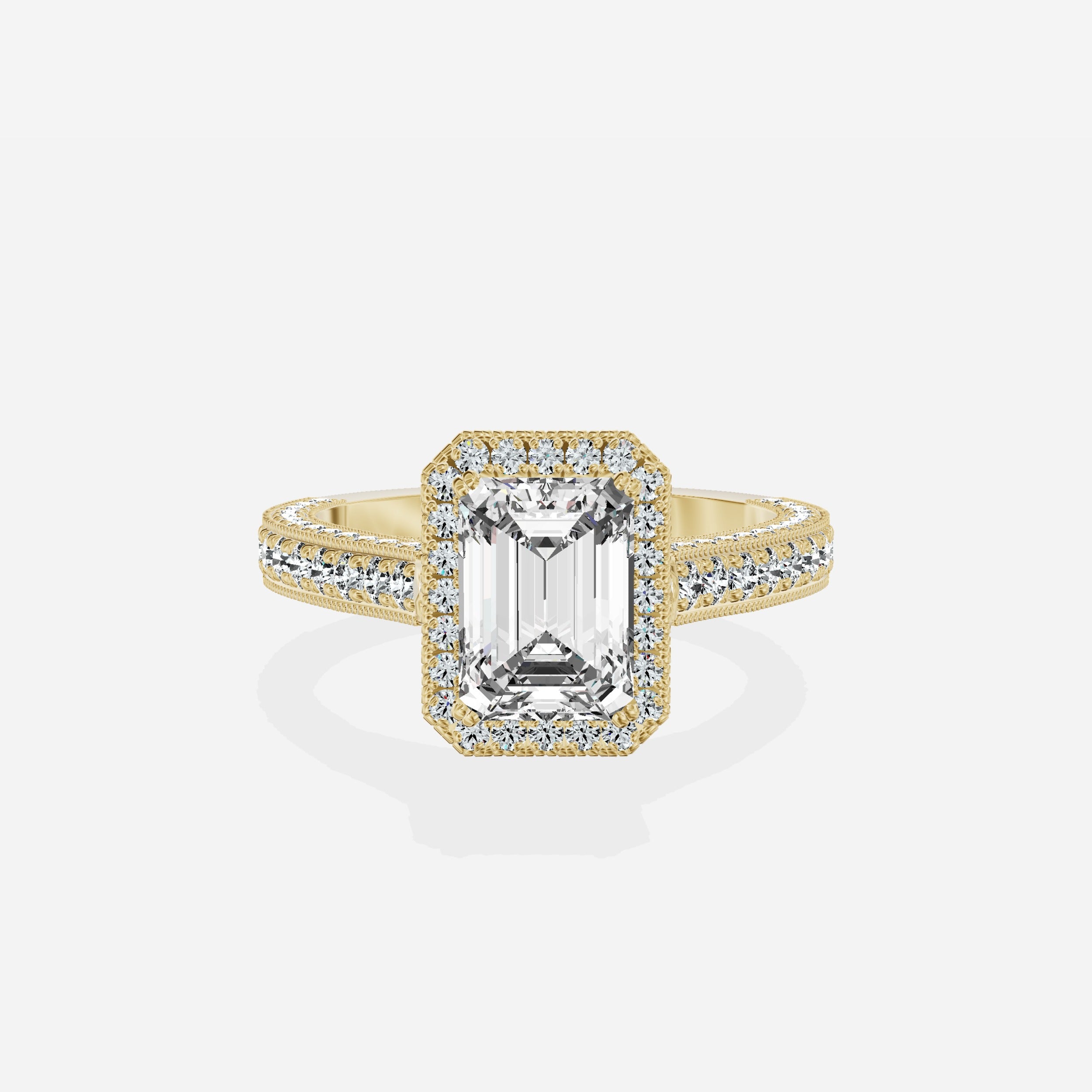 Royalty Vintage Style Engagement Ring