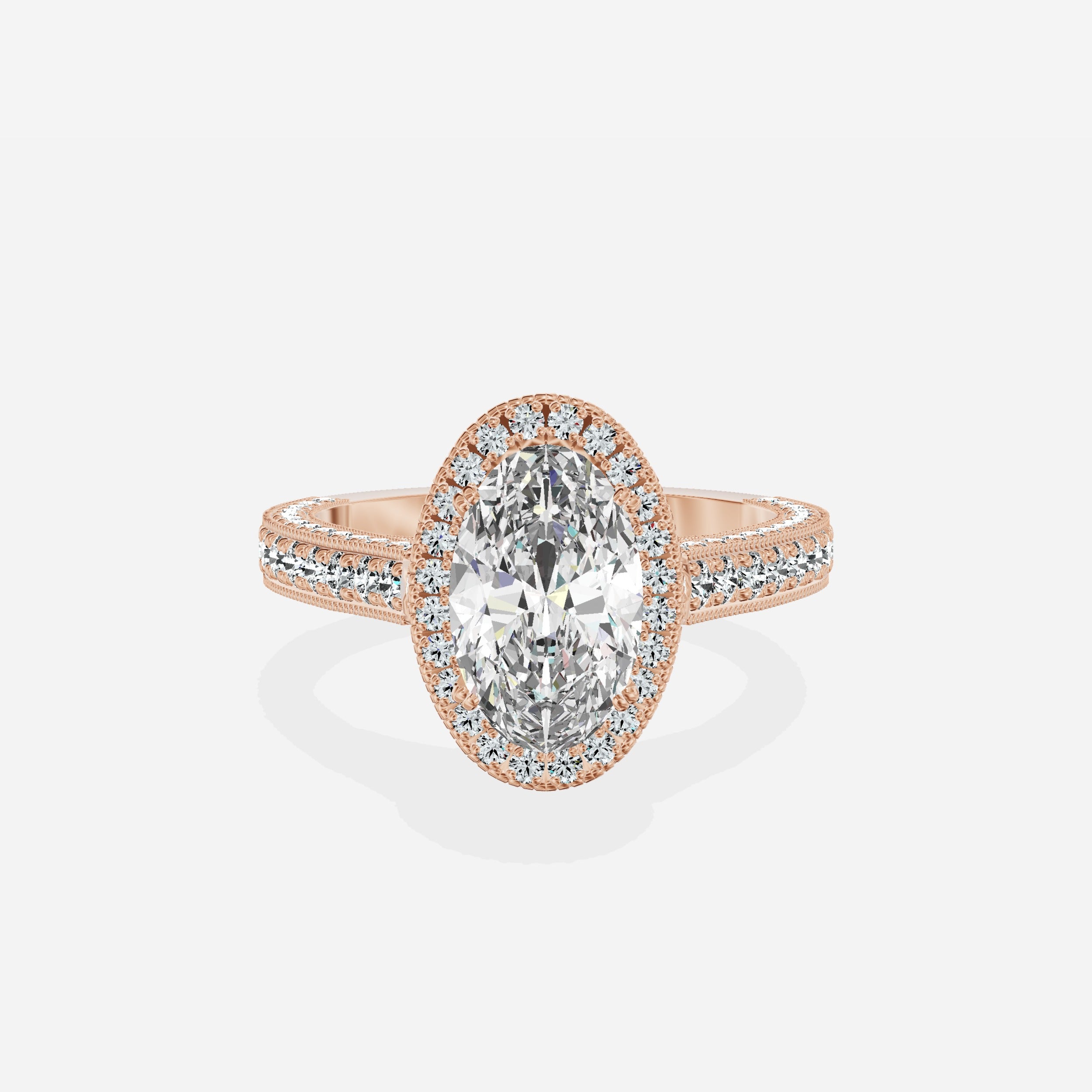 Royalty Vintage Style Engagement Ring
