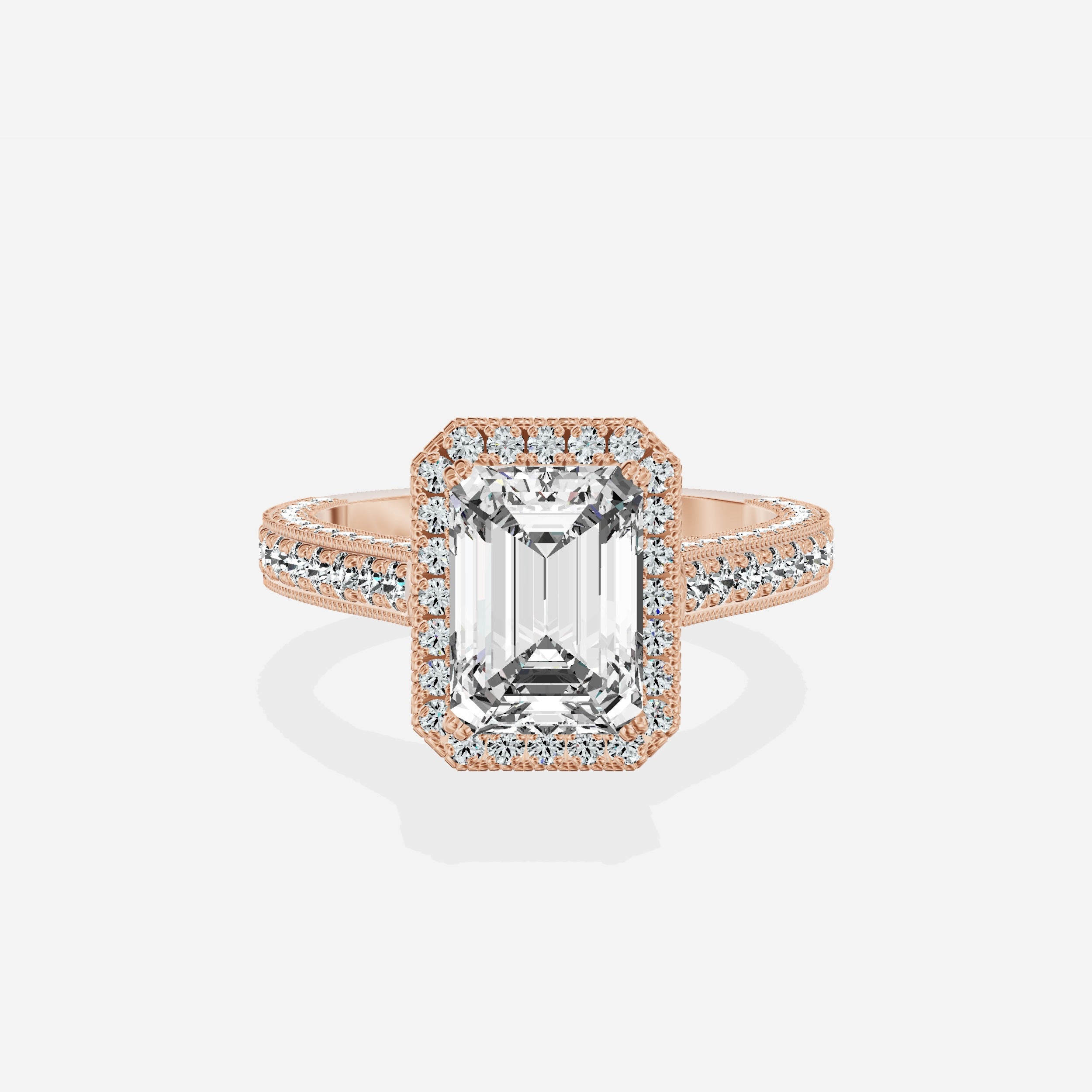 Royalty Vintage Style Engagement Ring