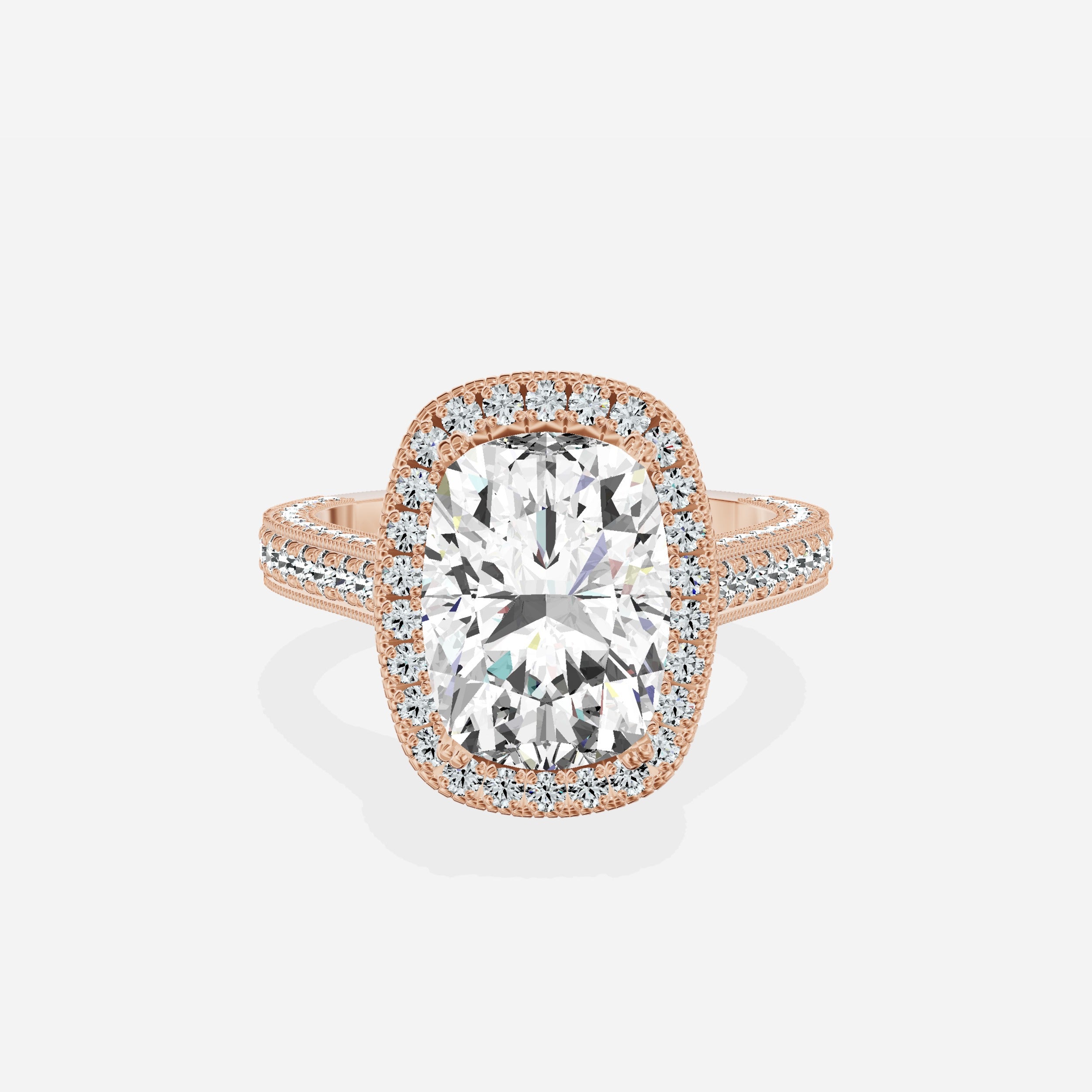 Royalty Vintage Style Engagement Ring