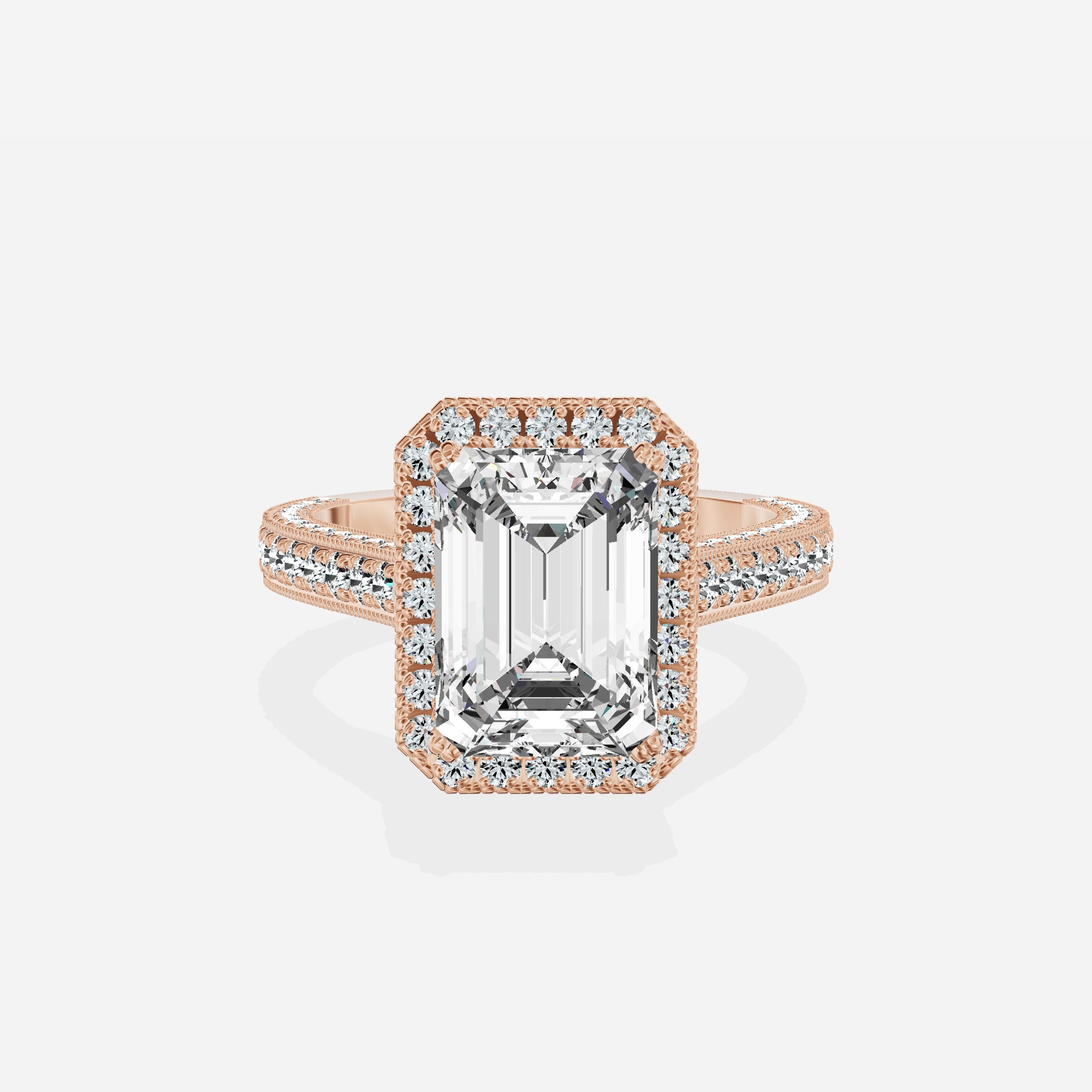 Royalty Vintage Style Engagement Ring