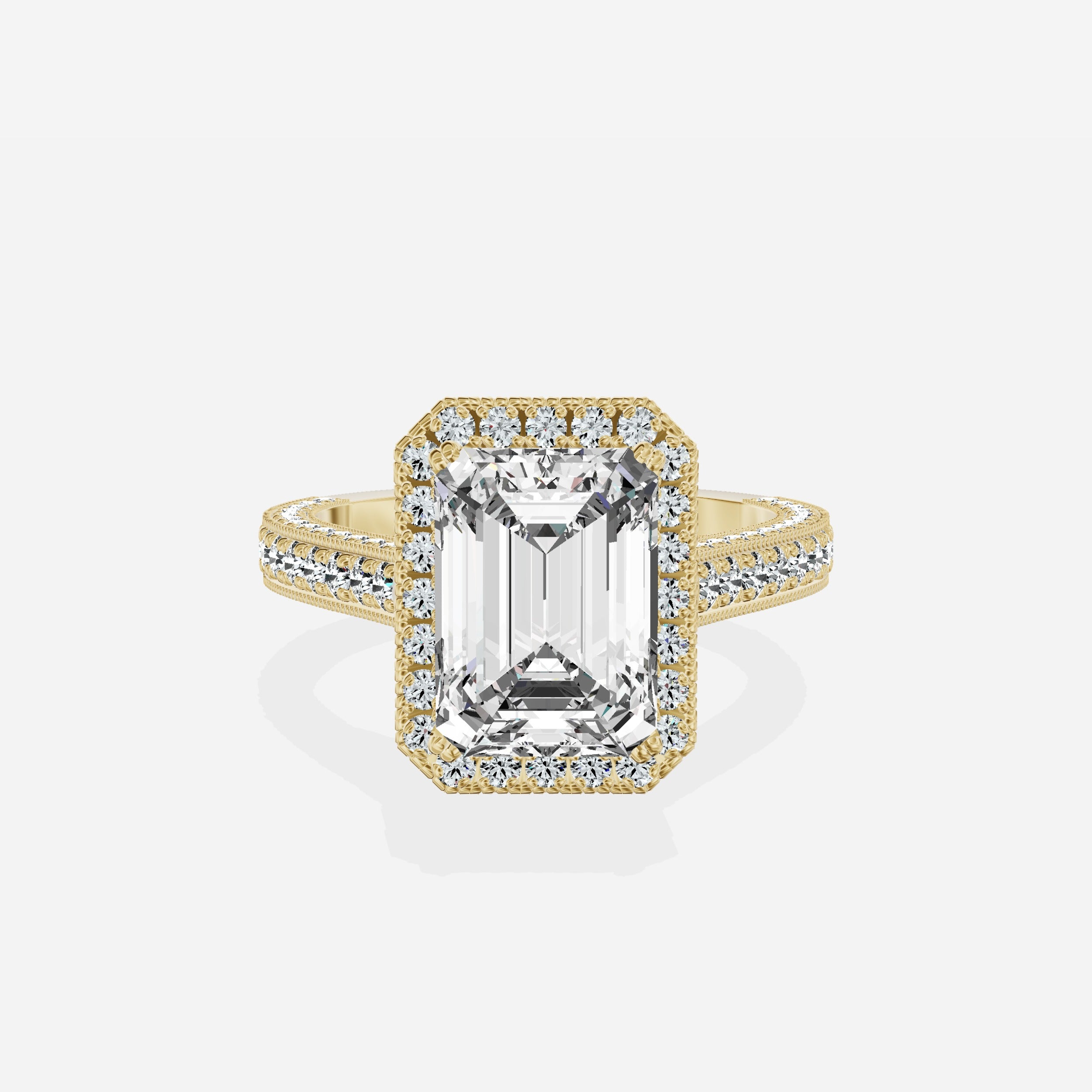 Royalty Vintage Style Engagement Ring