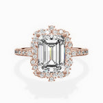 Vintage Halo Engagement Ring - The Better Diamonds
