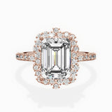 Vintage Halo Engagement Ring - The Better Diamonds
