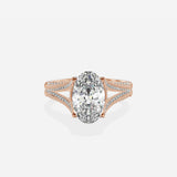 Split Shank Vintage Style Engagement Ring
