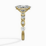 Vintage Solitaire 2.06 ct Oval Engagement Ring in Yellow Gold - The Better Diamonds