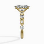 Vintage Solitaire 2.06 ct Oval Lab Grown Diamond Engagement Ring in 14K Yellow Gold - The Better Diamonds