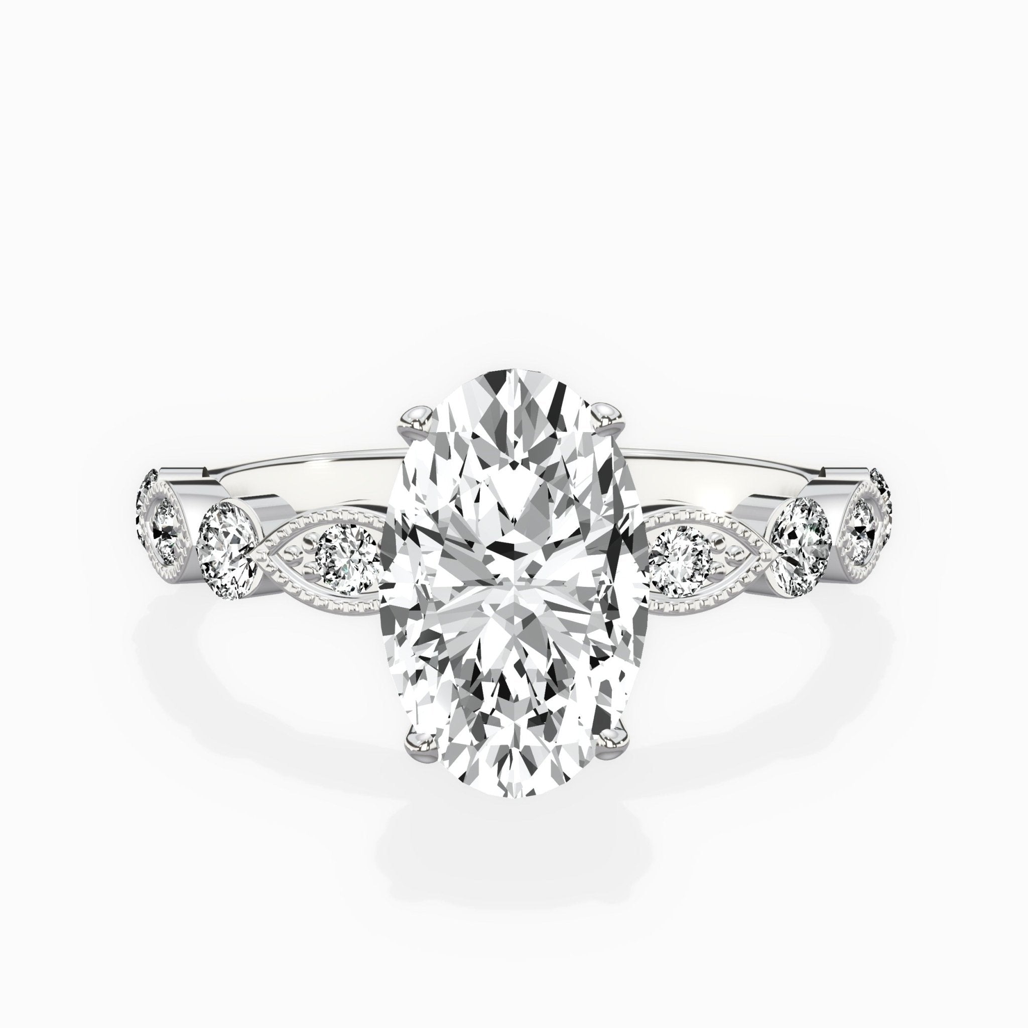 Vintage Solitaire Engagement Ring - The Better Diamonds