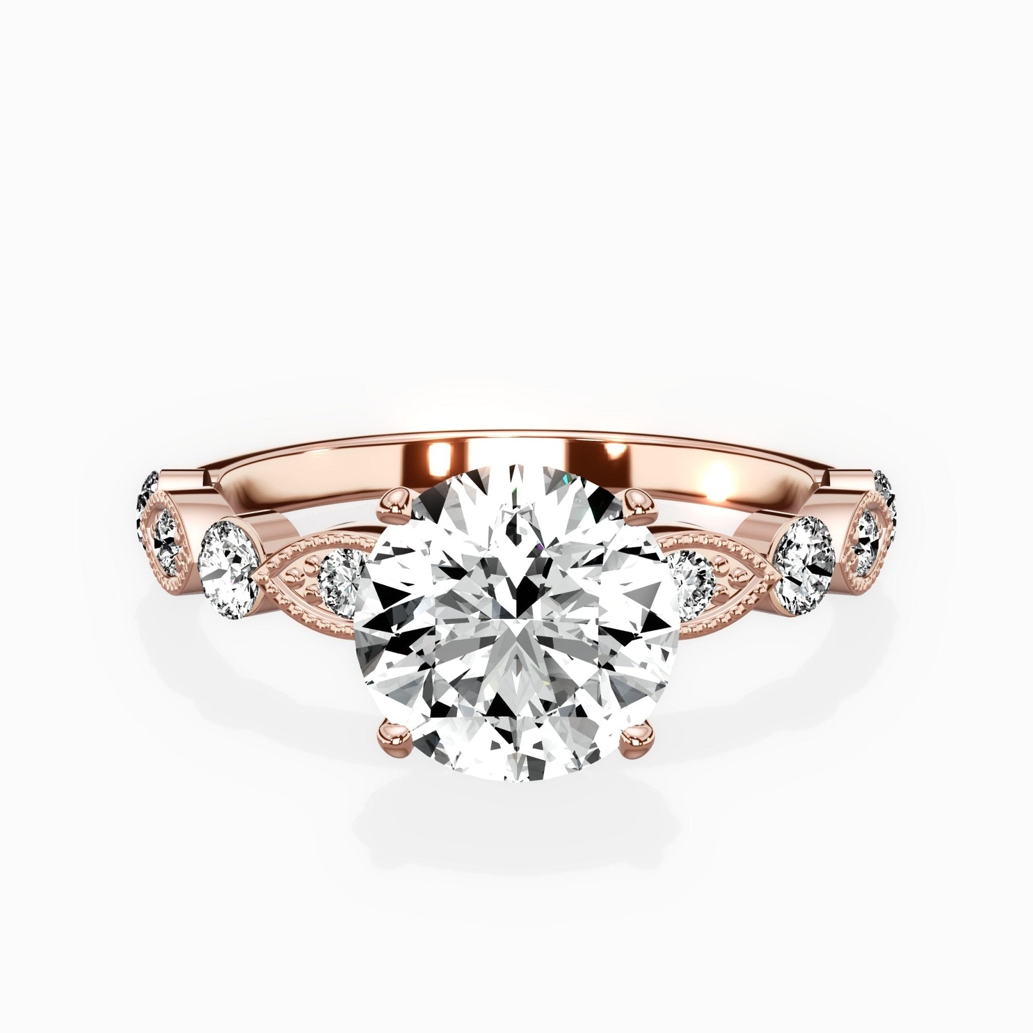 Vintage Solitaire Engagement Ring - The Better Diamonds