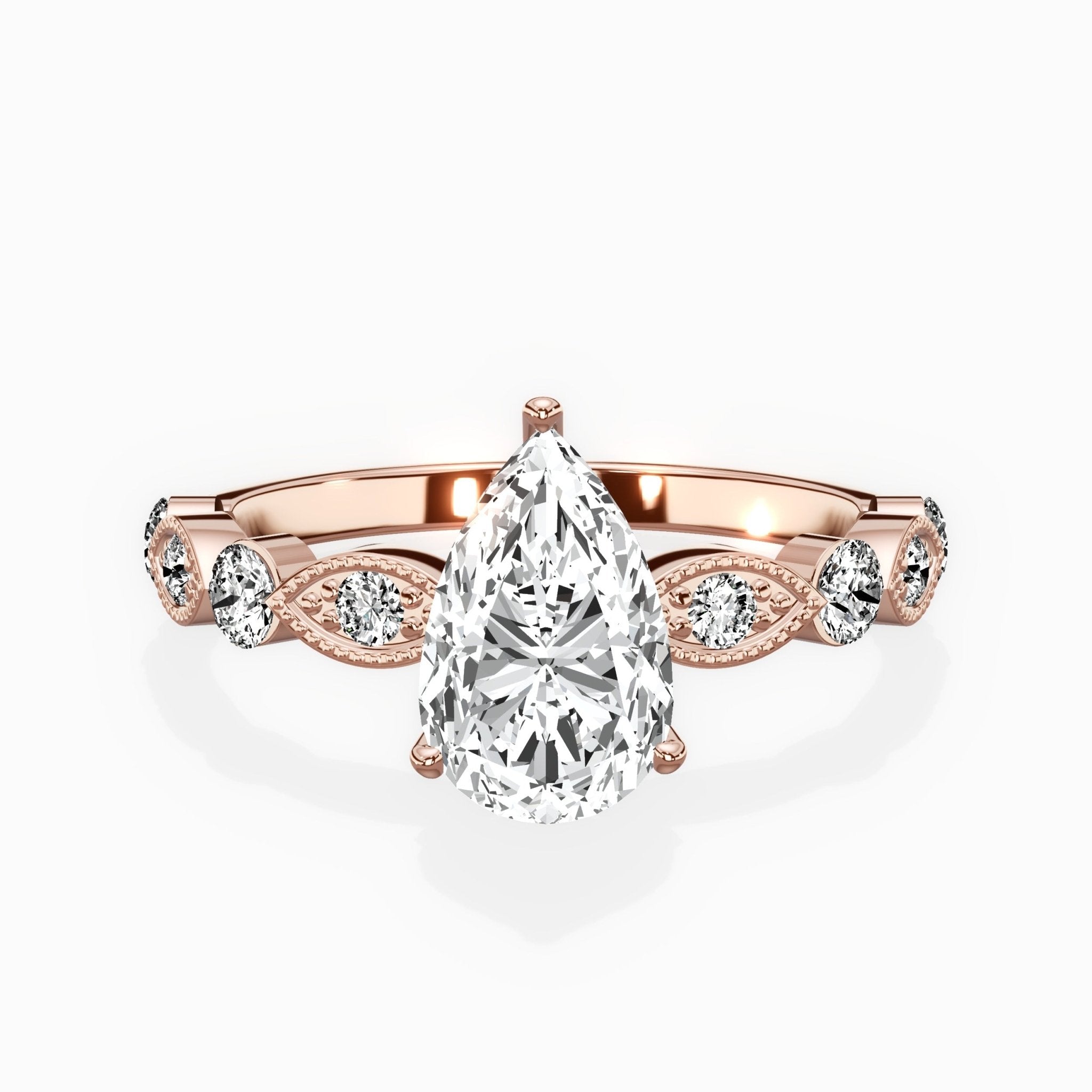 Vintage Solitaire Engagement Ring - The Better Diamonds