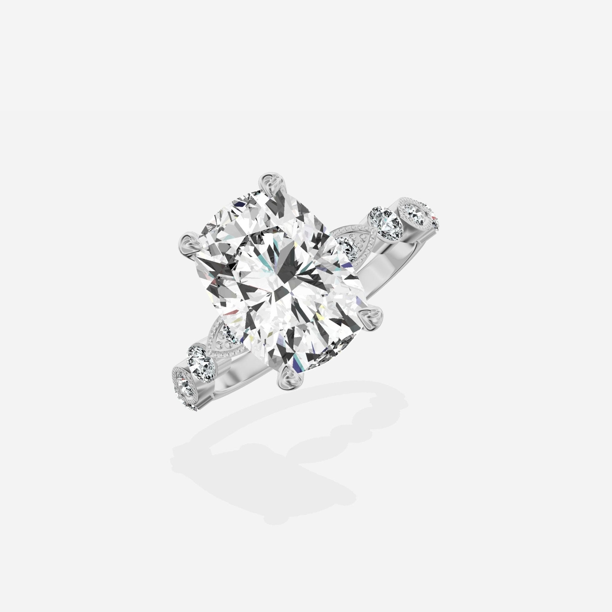 Vintage Solitaire Engagement Ring - The Better Diamonds