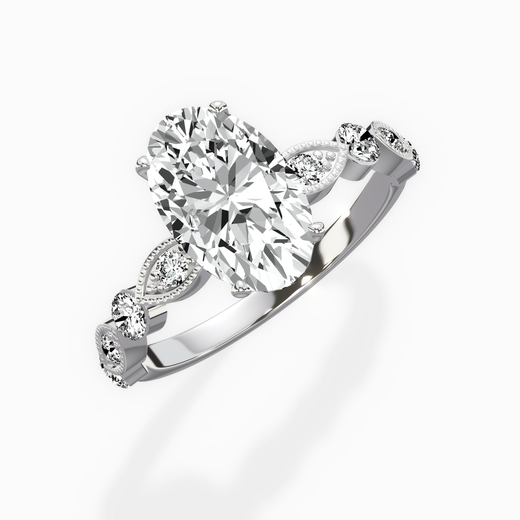 Vintage Solitaire Engagement Ring - The Better Diamonds