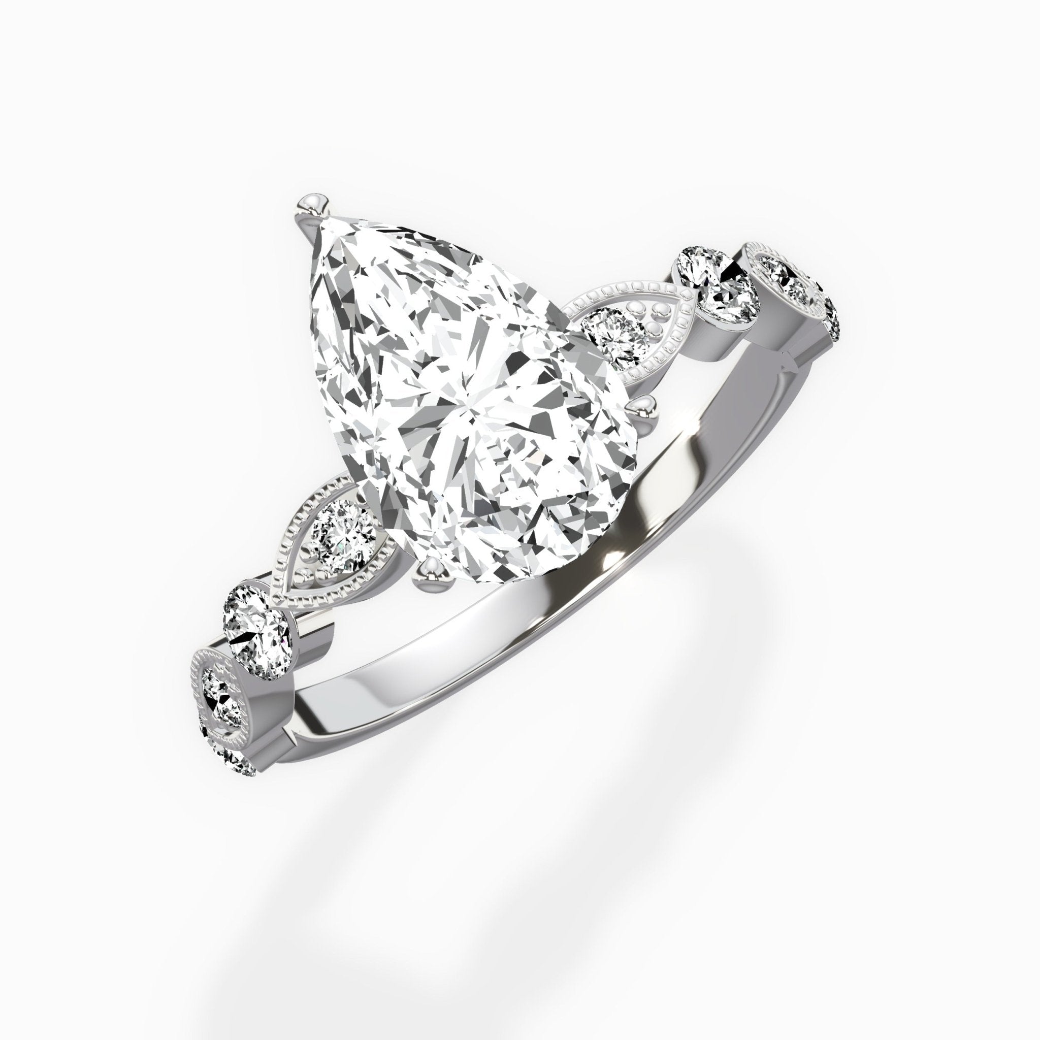 Vintage Solitaire Engagement Ring - The Better Diamonds