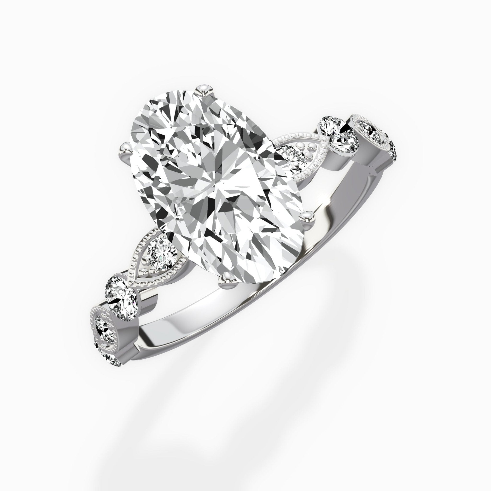 Vintage Solitaire Engagement Ring - The Better Diamonds