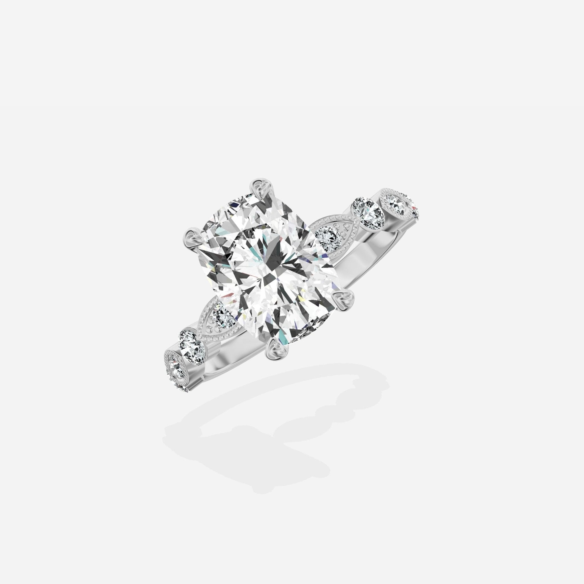 Vintage Solitaire Engagement Ring - The Better Diamonds